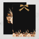 Elegant Minimal Wedding Invitation Template Kaart (Voorkant / Achterkant)