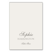 Elegant Minimal Wedding Place Card  Kaart (Voorkant)