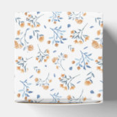 Elegant minimal Wildflower Boho Baby shower Bedankdoosjes (Bovenkant)