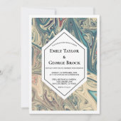 Elegant Minimale Bohemen Artistieke Abstracte brui Kaart (Voorkant)