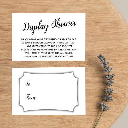 Elegant, minimale, geen Vrijgezellenfeest-kaartje  Informatiekaartje