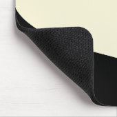 Elegant minimale golf in Rood, Zwart en Cream Muismat (Hoek)