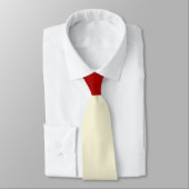 Elegant minimale golf in Rood, Zwart en Cream Stropdas (Gebonden)