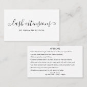 Elegant Minimale instructies voor de behandeling v Visitekaartje (Voorkant / Achterkant)