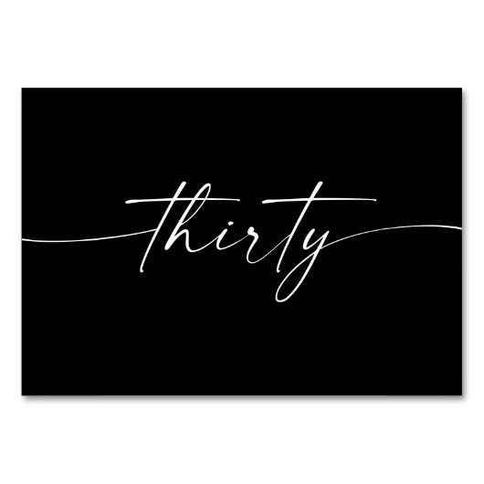 Elegant Minimale Kaarten van de Lijst van het Manu (Achterkant)