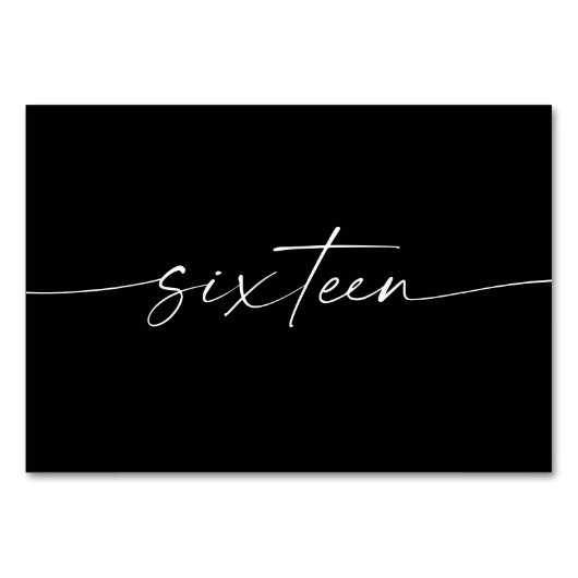 Elegant Minimale Kaarten van de Lijst van het Manu (Voorkant)