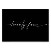 Elegant Minimale Kaarten van de Lijst van het Manu (Voorkant)