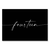 Elegant Minimale Kaarten van de Lijst van het Manu (Achterkant)