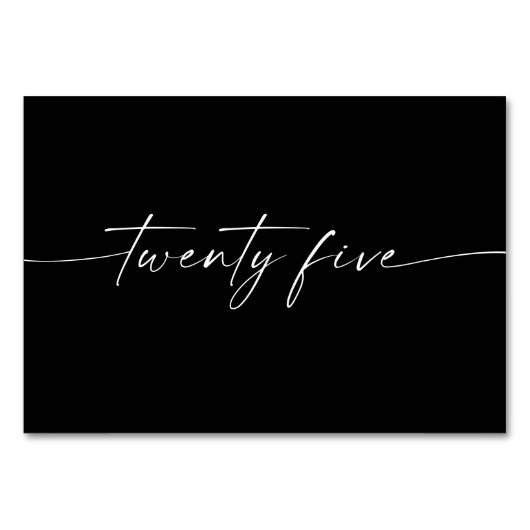 Elegant Minimale Kaarten van de Lijst van het Manu (Voorkant)