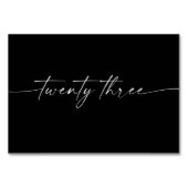 Elegant Minimale Kaarten van de Lijst van het Manu (Achterkant)