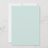 Elegant Minimale Koel Mint Moderne Eenvoudige Bied Kaart (Voorkant)