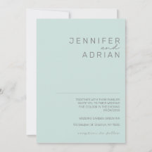 Elegant Minimale Koel Mint Moderne Eenvoudige Bied