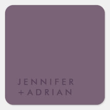 Elegant — Minimale moderne Sticker op het plein