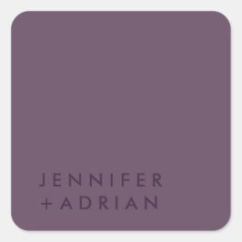 Elegant — Minimale moderne Sticker op het plein