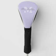 Elegant Minimale Naam en Monogram Lavender