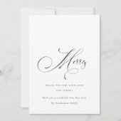 Elegant Minimale scriptversie voor vrolijk kerstfe Feestdagenkaart (Voorkant)
