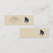 Elegant Minimale Visitekaartjes met paarden (Voorkant / Achterkant)