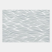 Elegant minimale watergolven inpakpapier vel (Voorkant 3)