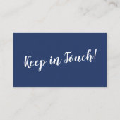 Elegant, minimale wijziging van het adres van de b informatiekaartje (Achterkant)