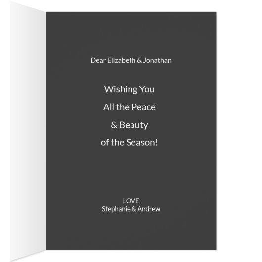 Elegant, minimale witte kerst (Binnen (Rechts))