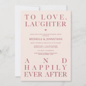 Elegant Minimalism Wedding Rehearsal Dinner Kaart (Voorkant)