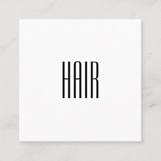 Elegant minimalisme vierkante visitekaartje (Voorkant)