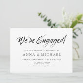 Elegant-minimalispartij Kaart (Staand voorkant)