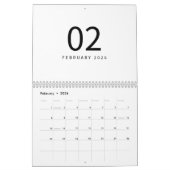 Elegant Minimalist 2026 Calendar Kalender (Feb 2026)