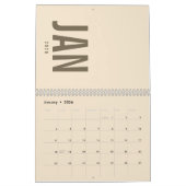 Elegant Minimalist 2026 Calendar Kalender (Jan 2026)