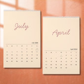 Elegant Minimalist 2026 Calendar Kalender