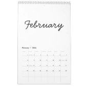 Elegant Minimalist 2026 Calendar Kalender (Feb 2026)