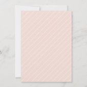 Elegant Minimalist Blush Photo Afstuderen Aankondiging (Achterkant)