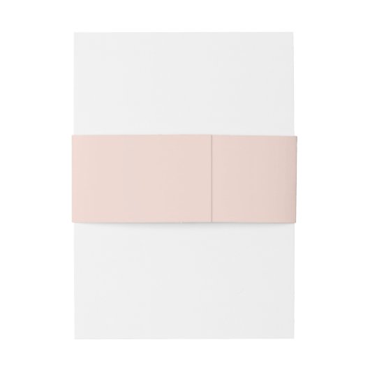 Elegant minimalist Blush Pink Wedding Uitnodiging Uitnodigingen Wikkel (Achterkant Voorbeeld)