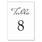 Elegant minimalist Calligraphy White Wedding Kaart (Achterkant)