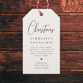 Elegant Minimalist Christmas Simmering Potpourri Cadeaulabel