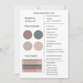 Elegant Minimalist Dusty Roos and Sage Bridesmaid Kaart (Voorkant)