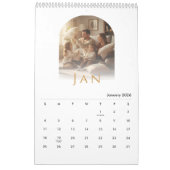 Elegant Minimalist Family Photo Calendar 2026 Kalender (Jan 2026)