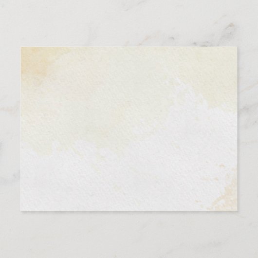 Elegant minimalist Floral Photo Weddenschap Hartel Briefkaart (Achterkant)