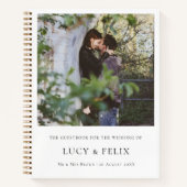 Elegant minimalist | Fotowedstrijdbezoekersboek Notitieboek (Voorkant)