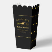  Elegant Minimalist Graduation Cap Grad Party  Bedankdoosjes (Achterkant)
