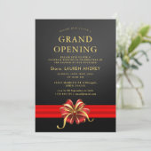 Elegant Minimalist Grand Opening Invitation Kaart (Staand voorkant)