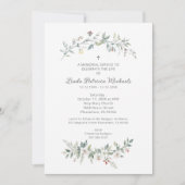 Elegant Minimalist Green Shades Flowers Photo Kaart (Voorkant)