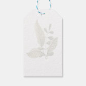 Elegant Minimalist Greenery Wedding Cadeaulabel (Achterkant)