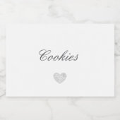 Elegant Minimalist Heart Label - Custom Label Voedselcontainer Etiket (Enkel label)