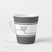 Elegant Minimalist Latte Mug Latte Mok (Linkerhoek)