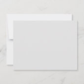 Elegant Minimalist Light Grey Save the Date Photo (Achterkant)