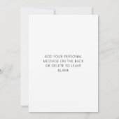 Elegant Minimalist Maid of Honor proposal Foto Kaart (Achterkant)