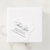 Elegant Minimalist modern  Bedankjes Labels (In situ)