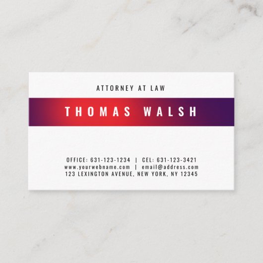 Elegant Minimalist Modern Business Card Design Visitekaartje (Voorkant)