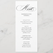 Elegant Minimalist modern Menu (Voorkant)